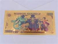 Overlord Gold Novelty Note