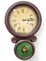 Antique E. Ingraham & Co Figure 8 Wall Clock
