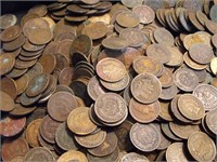 Lot of (100) Indian Head Cents- As Shown