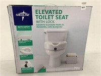 MEDLINE ELEVATED TOILET SEAT WITH LOCK