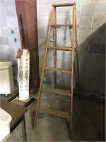 6ft wooden ladder by Louisville