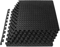 ProsourceFit Puzzle Mat  EVA  24 SQ FT  6 Tiles