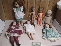 Vintage Doll Lot - Primarily Porcelain