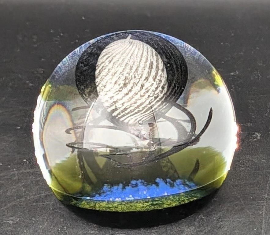 Art Glass Paperweight Scotland