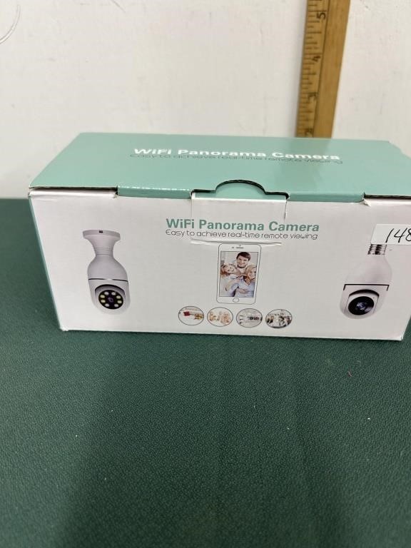 Wifi Panorama Camera Light Bulb 360-Untested-NIB