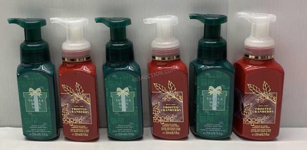 Lot of 6 Bath & Body Works Hand Soaps - NEW