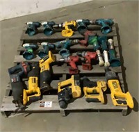 Assorted Non Working Battery Powered Tools-