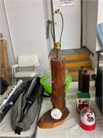 Vintage Wood Lamp