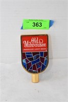 Stained Glass Old Milwaukee Beer Tap Handle