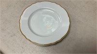 15-Ivory Scalloped China 6" Bread And Butter Plate