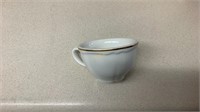 24- Ivory Scalloped Coffee Mugs