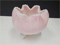 Fenton Rosalene Pink Glass  Rose Bowl