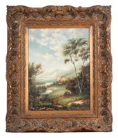Landscape Oil Painting, Framed, Signed