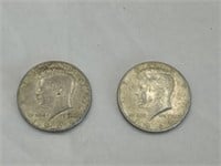 Coins-2 90% Silver half dollars
