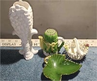 vintage Asparagus Miniature Ceramic Teapot & more