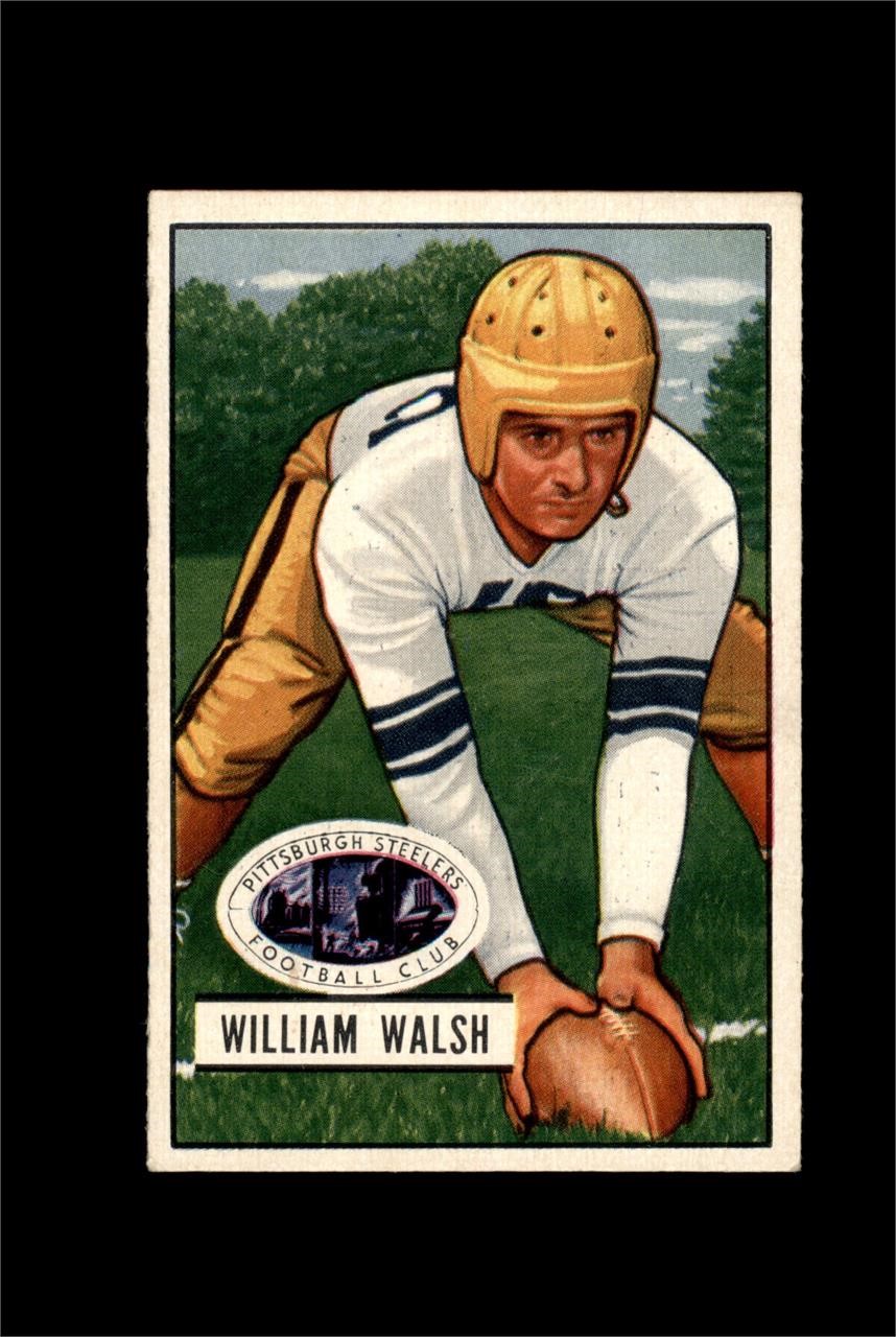1951 Bowman #23 William Walsh EX-MT to NRMT+