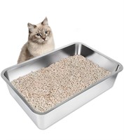 $59 Stainless Steel Cat Litter Box