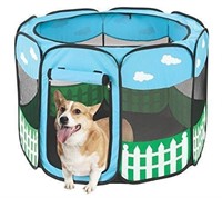 Pet Portable Foldable Play Pen Exercise Kennel