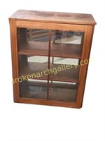 Antique Cherry Double Sided Mercantile Display