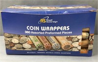 360 assorted coin wrappers