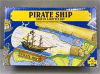Pirate ship in a bottle kit