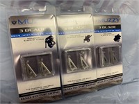 MUZZY 3 BLADE REPLACEMENT BLADES 6 SETS