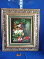 Signed Stanton oil on canvas painting Gold frame