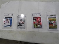 Lot of 4 Patrick Mahomes Cards (Rookie) Graded