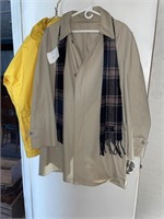 2 coats, London Fog and West Marine rain coat