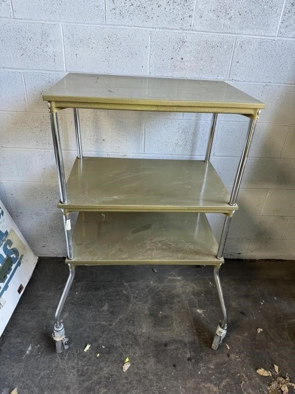 Tri-Level Rolling Cart 48" Tall