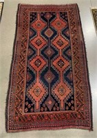 9ft Traditional Qashqai Persian Style Wool Rug