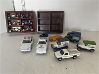 Lot: toy vehicles, misc