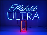 MICHELOB ULTRA NEON BEER SIGN - 27" X 32" - WORKS