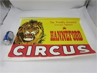 Affiche originale Cirque Hanneford en très bonne