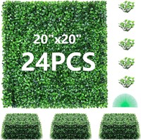 24 PCS 20x20 Grass Wall Panels for Decor