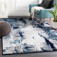 7x10ft Surya Wonderlust blue area rug