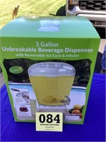 3 gallon beverage dispenser nib