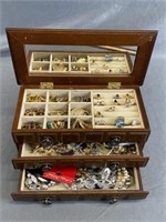 Estate Jewellery Box and Contents