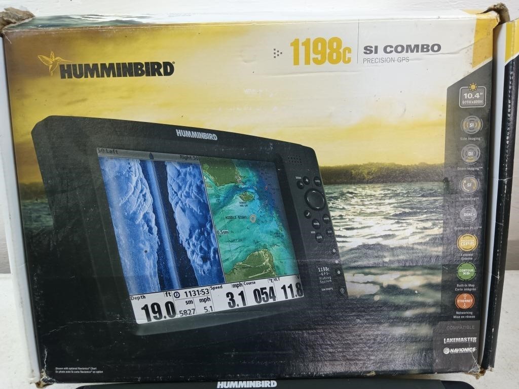 Humminbird 1198c SI combo Precision GPS,