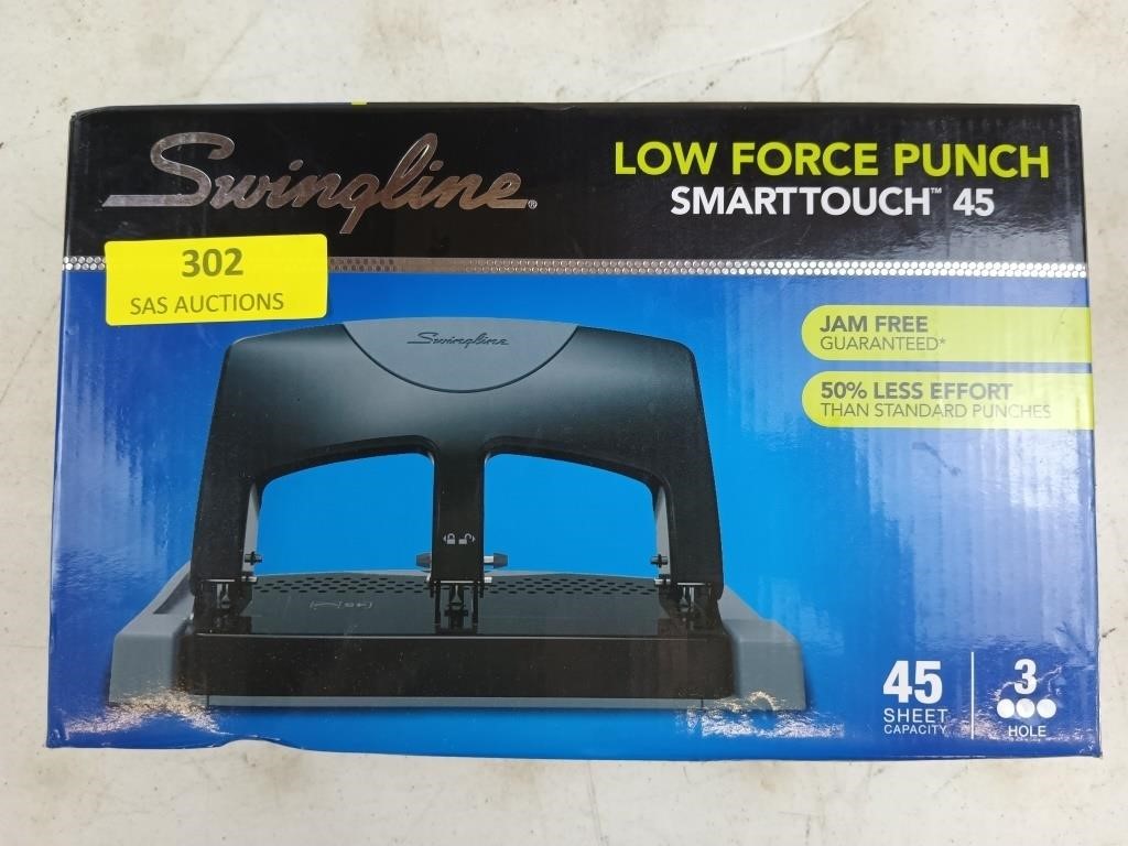 Swingline low force punch Smarttouch 45 hole