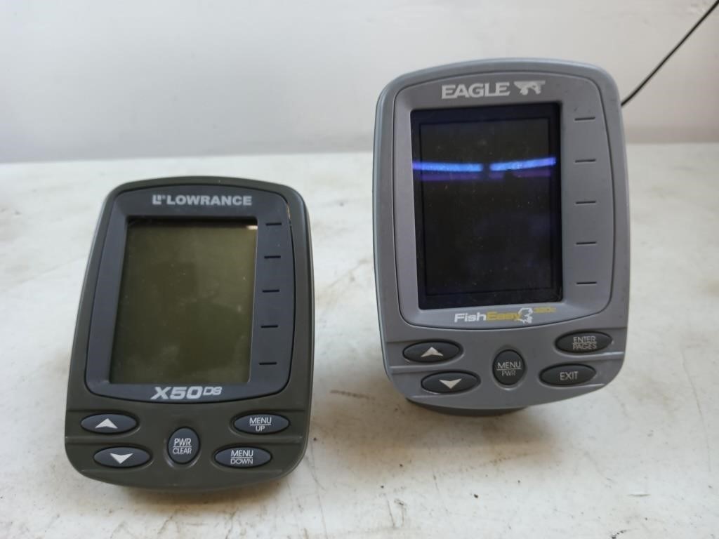 Lowrance X50DS & Eagle fish easy 320c fish