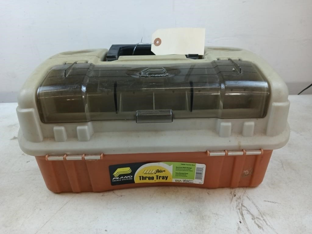 Plano three tray tackle box