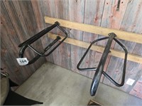 Wall mount saddle brackets (2)
