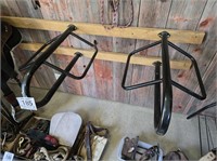 Wall mount saddle brackets (2)