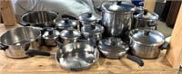 Very nice set of Revere Ware pots and pans very