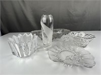 Vintage crystal fancy glassware