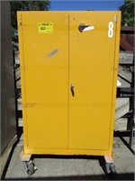Flammable Cabinet on Casters - 43" x 18" x 73"