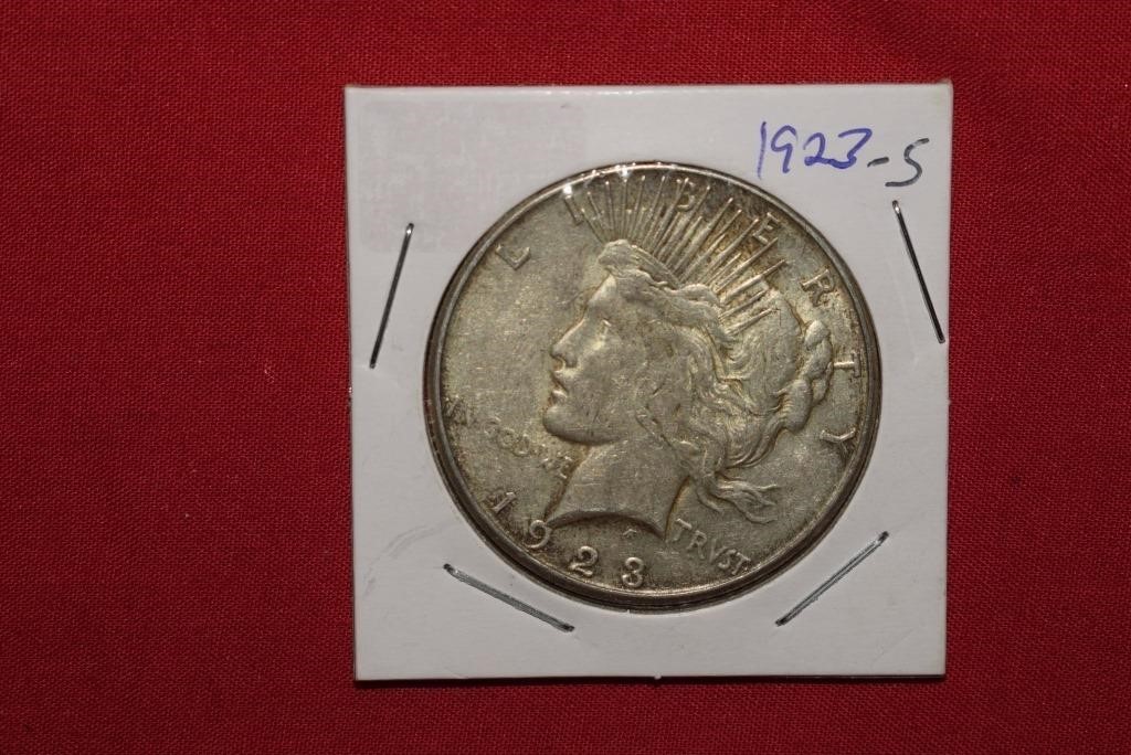 1923S Peace Silver Dollar