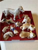 Assorted porcelain figurines Japan vintage