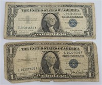 1935D & 1957A US $1 Silver Certificates